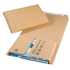 Spicers - Enveloppe pour livre à peler et coller - 12,5 po x 7,825 po x 2,75 po - Paquet de 25-Enveloppe pour livre en kraft ondulé
