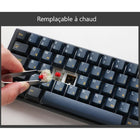 Ducky - ONE 3 Pro Nazca RGB Mechanical Keyboard - MX Silver Switch - Mini Layout - Black-Remplaçable à chaud : entièrement remplaçable à chaud.