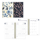 Blueline - Agenda Scolaire Hebdomadaire/Mensuel - 8 po H x 5 po l - Motif Floral (Blossom) - Bilingue-13 mois, de juillet à juillet