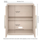 Hudson&Canal - Meuble d'appoint Tillman 28 po de largeur - Blanc aulne-8