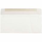 JAM Paper Enveloppes format livret à rabat commercial gommé, 3 7/8 x 8 7/8 po, blanches, 1000 par paquet-Taille : Nº 9 (3 7/8 x 8 7/8 po)