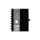 Cambridge - Cahier Disc, noir, petit - 8,75 po H x 6,67 po l-Couverture en polyuréthane durable avec coins arrondis