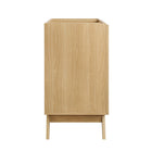 Modway - Soma 36" Armoire de toilette de salle de bain (lavabo non inclus) - Chêne-Jambes écartées