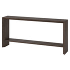 Hudson&Canal - Console Osman de 162 cm de largeur par - Brun aulne-Le plateau de table a une capacité de poids de 55 lb, l'étagère inférieure peut supporter 35 lb