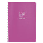 Blueline - Agenda Scolaire Hebdomadaire/Mensuel - 8 po H x 5 po l - Couleurs Assorties - Anglais-Reliure à double spirale, couverture souple Vicuana