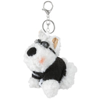 Merangue - Porte-clés bouffant balle chien Scottie-Facile à attacher aux sacs, sacs à dos ou porte-clés
