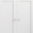 HOMCOM - Armoire de cuisine 50,5 po avec portes et étagère réglable - blanc-Quatre portes magnétiques pour une fermeture sécurisée 