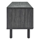 Modway - Kurtis 47 po Meuble TV, Fusain-Pieds en bois