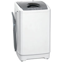 HOMCOM - Machine à laver portable entièrement automatique 1,3 pi³ - blanc-Présente un design compact, adapté aux appartements, camping-cars et dortoirs 