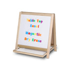 Crestline - Chevalet de table magnétique avec tableau noir blanc effaçable à sec - 49 -5 cm (h.) x 46 cm (l)-Le grand plateau central offre un espace de rangement pratique.
