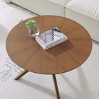 Modway - Crossroads Manche Bois Table basse - Noyer-Base unique qui s’intersecte