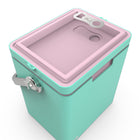 Permasteel - Glacière portable 14 pintes avec double option de transport - menthe-Pieds antidérapants