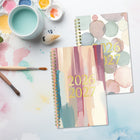 Blueline - Agenda Scolaire Hebdomadaire/Mensuel - 8 po H x 5 po l - Motif Splash - Bilingue-Section contacts