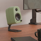 Kanto - Haut-parleurs de bureau alimentés avec USB-C, RCA, Bluetooth 5.3 et sortie casque - Sauge, Paquet de 2-Garantie limitée du fabricant de 2 ans