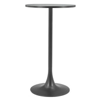 Zuo - Bite Table de bar - Gris/Noir-Plateau en MDF imitation terrazzo