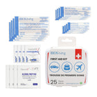 BIOS Living - Trousse de premiers soins - 25 pièces-Dimensions du kit: 3,9 x 3,5 x 1 po / 10 x 9 x 2,6 cm