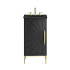 Modway - Awaken 18" Vanette de salle de bain - Noir noir-Assemblée requise