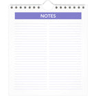 AT-A-GLANCE – Mini calendrier mensuel de tente 2027 – 7 1/2 po H x 6 1/2 po l – anglais-Design contemporain avec beaucoup d'espace d'ecriture avec dossier en agglomere complet