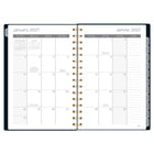 Mead – Agenda hebdomadaire/mensuel 2027 petit – 8-1/2 po x 6 po – rayures géométriques – bilingue-Couverture rigide durable