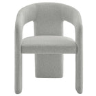 Modway - Oslo Tonneau Tissu tapis Chaise d’accent pour salle à manger - Gris colombe-9