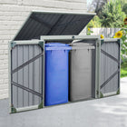 Outsunny - Abri de jardin 5 pi x 3 pi-Structure en acier galvanisé offrant une grande durabilité
