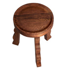 Modway - Sorrel Bois sculpté Tabouret - Noyer-Assemblage simple requis