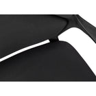 Monarch Specialties - 7272 Chaise De Bureau Dossier Haute Exec - Noir/Tissu Noir-Hauteur du siège: 19 po à 23 po H; dimensions du siège: 20 po L x 19 po P; capacité de poids: 300 lb