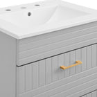 Modway - Daybreak 24" Vanette de salle de bain - Gris clair-Assemblée requise
