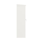 Ceha Canada - Boîte à colis format moyen - 16 po l x 12 po P x 41 po H - Blanc-PROTECTION ANTIVOL : Serrure à clé sécurisée, charnière interne, chicane antivol, vis renforcées et tiges hydrauliques garantissent la sécurité de vos colis contre le vol et les dommages