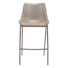Zuo - Magnus Tabouret de bar - Brun/Noyer - Ensemble de 2-Rembourrage moelleux et confortable