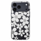 SwitchEasy - Étui Fleur 3D MagSafe Blanc pour iPhone 17 Pro Max - Blanc-Motif 3D IMD : technologie de décoration intérieure à film IMD double couche, créant un effet visuel stéréoscopique 3D