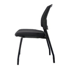 TygerClaw - Chaise d'invité à dossier bas pour le bureau et la maison-Présente un design élégant qui embellit tout décor de bureau ou de maison