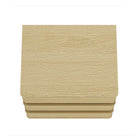 Manhattan Comfort - Table de nuit moderne Molly 26" - Chêne naturel-20,9 po L x 26 po l x 24 po H