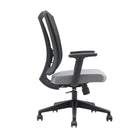 Brassex - Milos Chaise de bureau - grise/noire-Soutien lombaire réglable