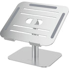 Fellowes - Support pour ordinateur portable d'bureau Alumia - Argent-Réglage facile de la hauteur sur 15 cm (15 – 30 cm) pour assurer une posture ergonomique correcte