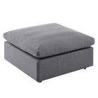 Modway - Commix Sunbrella Terrasse extérieure Ottoman in Gris-Ottoman extérieur patio