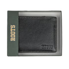 Roots - Portefeuille Slim Fold de pour hommes avec carte d'identité amovible - Noir-Livré dans un coffret cadeau