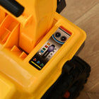 Qaba - No power Ride-On excavator construction digger multi-functional truck toy - yellow-Livré avec un casque de sécurité pour assurer la sécurité de vos enfants 