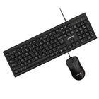 Speedex - Kit combiné clavier et souris USB 2.0 - Noir-Souris précise et confortable : souris optique colorée avec une résolution de 1 000 DPI, trois boutons et un design ergonomique (110 x 70 x 38 mm) pour un contrôle fluide et réactif