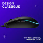 Logitech - Souris de jeu RVB programmable  G203 Prodigy - noire-7