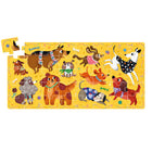 Banana Panda - Puzzle J'adore les chiens, à partir de 3 ans-Cet ensemble de 6 puzzles en bois de visages d'enfants favorisera l'apprentissage des traits du visage, de leurs similitudes et de leurs différences