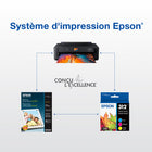 Epson - Cartouche d'encre T312 - Magenta clair-Le système d’impression Epson est particulièrement conçu pour être utilisé avec les encres d’origine Epson. L’utilisation d’encres non authentiques peut entraîner des dommages qui ne sont pas couverts par la garantie limitée de l’imprimante