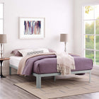 Modway - Corinne Cadre de lit queen-lit, Gris-Cadre robuste en acier revêtu de poudre