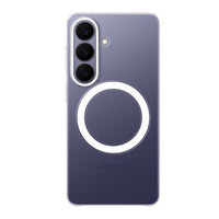 Samsung - Coque magnétique transparente noire pour Galaxy S26-Grâce à ses bords lisses et à son profil fin, la coque magnétique transparente offre une prise en main confortable et un transport aisé, tout en assurant une adhérence naturelle et élégante