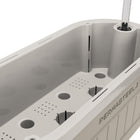 Permasteel - Jardinière à arrosage automatique avec supports de fixation - taupe-Matériau : polypropylène
