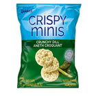 Quaker - Crispy Minis Saveur Aneth Croquant Galettes de Riz Brun - 33g - Paquet de 32-Sans arome ni colorants artificiels