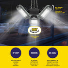 Bell+Howell - Lampe d'atelier à DEL TriBurst - 4 000 lumens-Installation facile : Conçue pour offrir une installation rapide et sans effort pour tout le monde, la lampe d'atelier Triburst est dotée d'un interrupteur d'alimentation insérable dans n'importe quelle prise standard, assurant une installation sans tracas en quelques secondes tout en vous faisant économiser des tonnes d'argent sur des entrepreneurs coûteux.