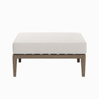 Modway - Northlake Terrasse extérieure Teck Ottoman in Gris vieilli-6