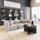 Zuo - Biak Chaise centrale - Gris-Dimensions: 36,2 po L x 31,5 po L x 28,0 po H
