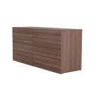 Nexera - Commode James Nexera James à 6 Tiroirs-6 tiroirs range-tout sur coulisses de métal